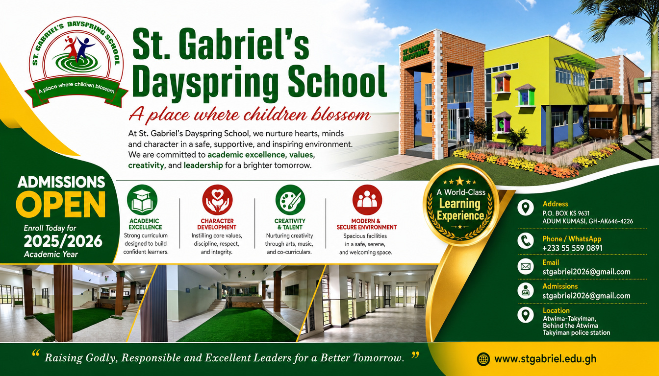 St. Gabriel's Dayspring School โ Admissions open for the 2025/2026 academic year